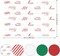 Christmas Tissue Paper for Gift Bags, 120 Sheets Gift Wrapping Paper Bulk Assorted Design Xmas Tissue Paper, Red Green and White Tissue Paper for DIY Crafts Holiday Decor (Red Letters)